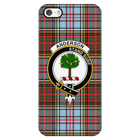 Image of Anderson Ancient Scottish Clan Tartan Phone Case - shirtskishirt