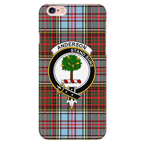 Image of Anderson Ancient Scottish Clan Tartan Phone Case - shirtskishirt