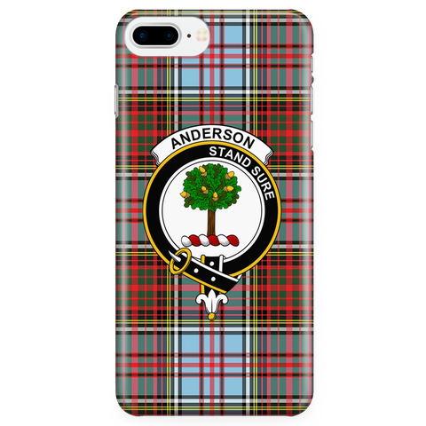 Image of Anderson Ancient Scottish Clan Tartan Phone Case - shirtskishirt