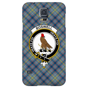 Boswell Scottish Clan Tartan Phone Case - shirtskishirt