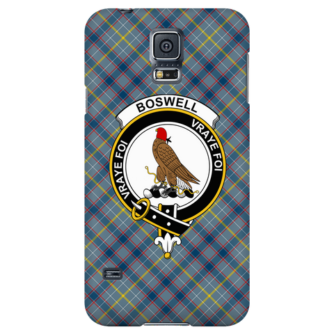 Image of Boswell Scottish Clan Tartan Phone Case - shirtskishirt