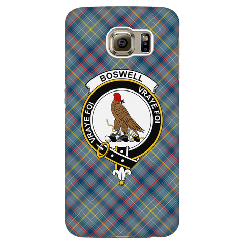 Image of Boswell Scottish Clan Tartan Phone Case - shirtskishirt