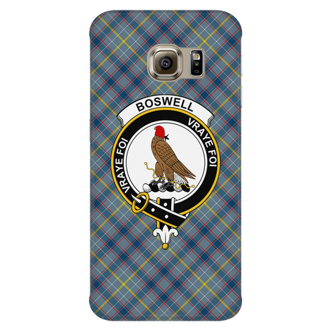 Image of Boswell Scottish Clan Tartan Phone Case - shirtskishirt