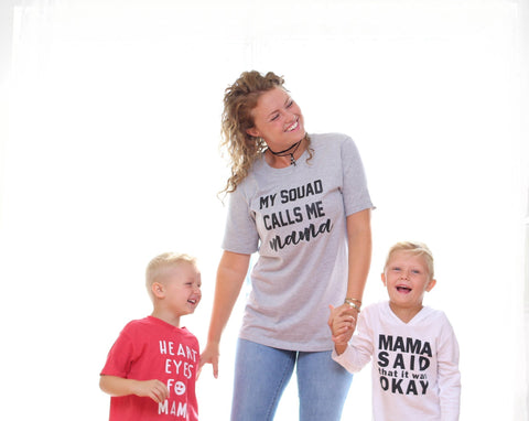 Image of My Squad Calls Me Mama Mother Day T-Shirt