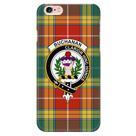 Image of Buchanan Old Sett Scottish Clan Tartan Phone Case - shirtskishirt