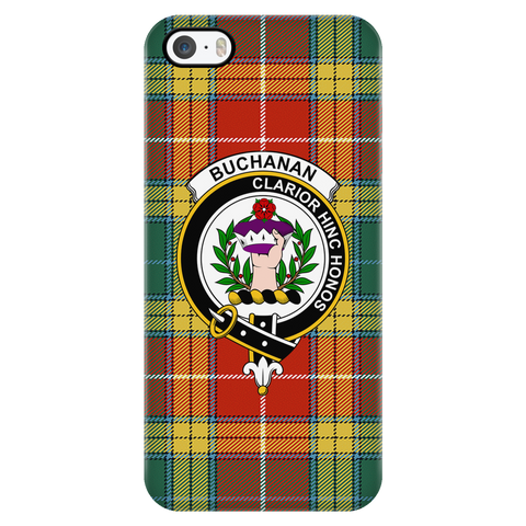 Image of Buchanan Old Sett Scottish Clan Tartan Phone Case - shirtskishirt