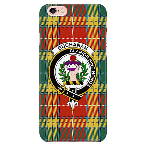 Image of Buchanan Old Sett Scottish Clan Tartan Phone Case - shirtskishirt