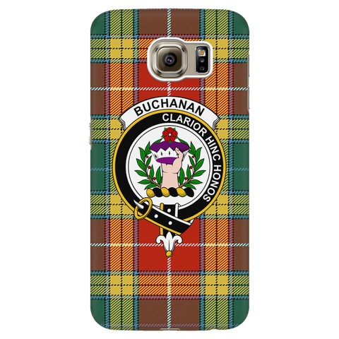 Image of Buchanan Old Sett Scottish Clan Tartan Phone Case - shirtskishirt