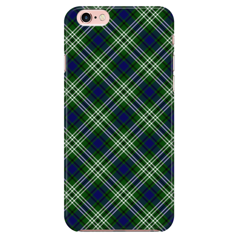 Image of Blackadder Scottish Plaid Tartan Phone Case - shirtskishirt