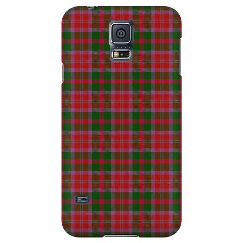 Image of Byres Red Scottish Plaid Tartan Phone Case - shirtskishirt