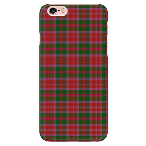 Image of Byres Red Scottish Plaid Tartan Phone Case - shirtskishirt