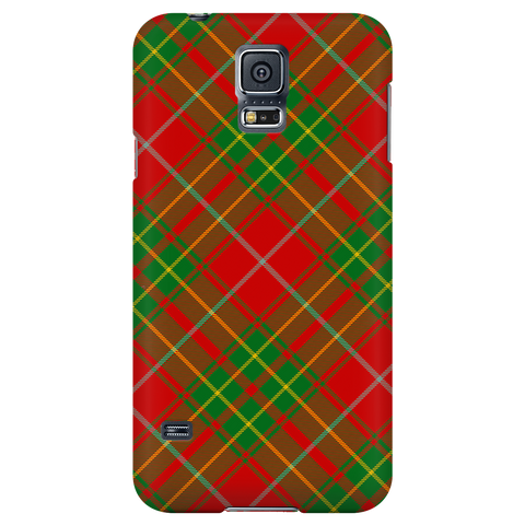 Image of Burnett Ancient Scottish Plaid Tartan Phone Case - shirtskishirt