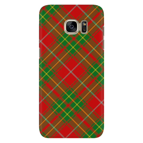 Image of Burnett Ancient Scottish Plaid Tartan Phone Case - shirtskishirt