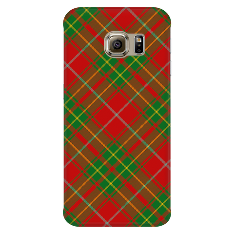 Image of Burnett Ancient Scottish Plaid Tartan Phone Case - shirtskishirt