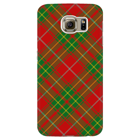 Image of Burnett Ancient Scottish Plaid Tartan Phone Case - shirtskishirt