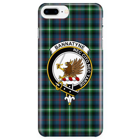 Image of Bannatyne Scottish Clan Tartan Phone Case - shirtskishirt