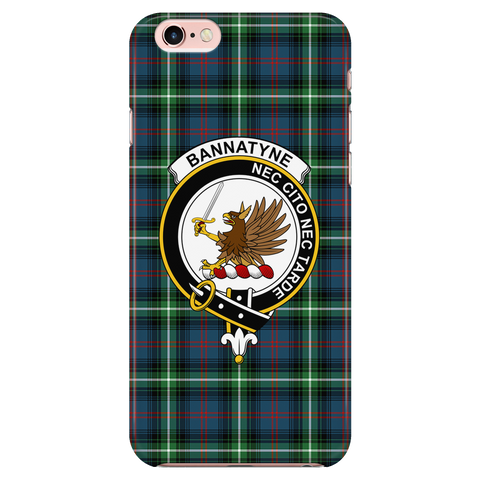 Image of Bannatyne Scottish Clan Tartan Phone Case - shirtskishirt