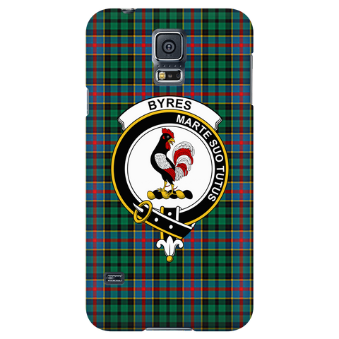 Image of Byres Scottish Clan Tartan Phone Case - shirtskishirt