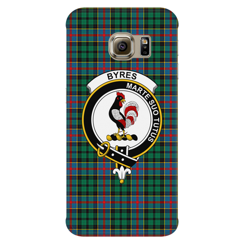 Image of Byres Scottish Clan Tartan Phone Case - shirtskishirt