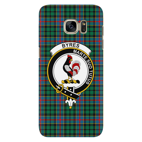 Image of Byres Scottish Clan Tartan Phone Case - shirtskishirt