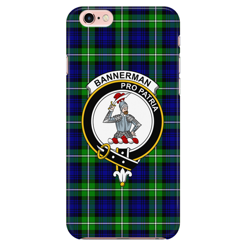 Image of Bannerman Scottish Clan Tartan Phone Case - shirtskishirt