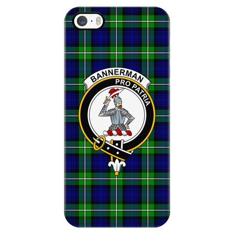 Image of Bannerman Scottish Clan Tartan Phone Case - shirtskishirt