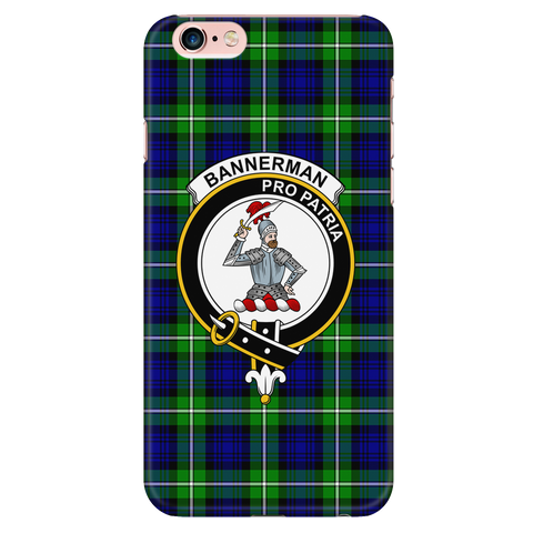 Image of Bannerman Scottish Clan Tartan Phone Case - shirtskishirt