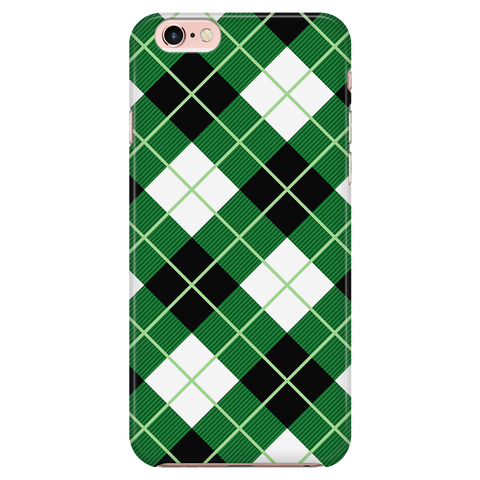 Image of Argyle Diagonal Diamond Scottish Plaid Tartan Phone Case - shirtskishirt