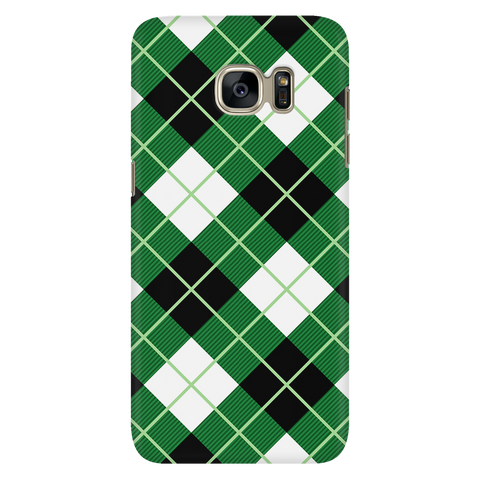 Image of Argyle Diagonal Diamond Scottish Plaid Tartan Phone Case - shirtskishirt