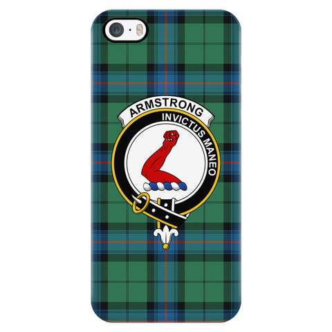 Image of Armstrong Ancient Scottish Clan Tartan Phone Case - shirtskishirt