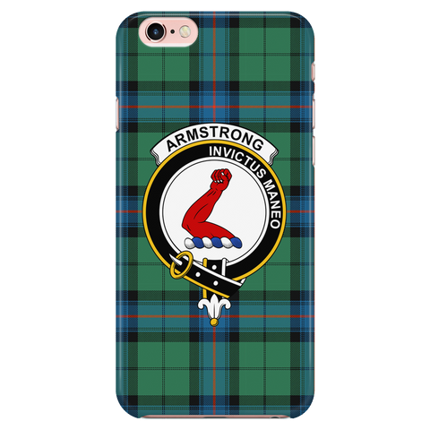 Image of Armstrong Ancient Scottish Clan Tartan Phone Case - shirtskishirt