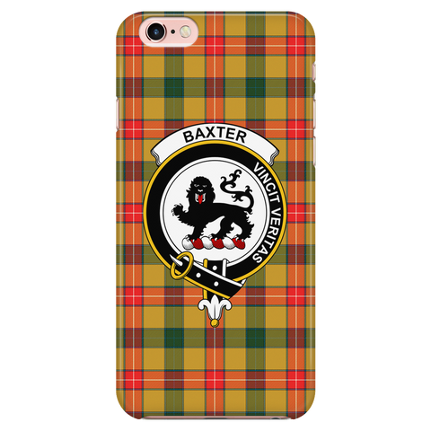 Image of Baxter Scottish Clan Tartan Phone Case - shirtskishirt