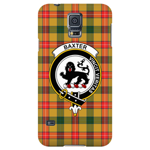 Baxter Scottish Clan Tartan Phone Case - shirtskishirt