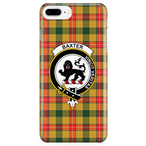 Image of Baxter Scottish Clan Tartan Phone Case - shirtskishirt