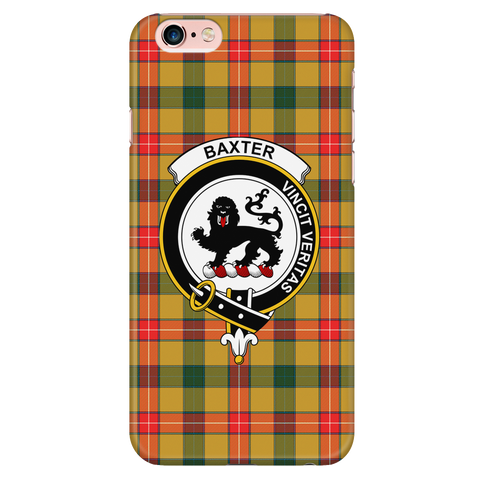 Image of Baxter Scottish Clan Tartan Phone Case - shirtskishirt