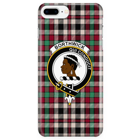 Image of Borthwick Ancient Scottish Clan Tartan Phone Case - shirtskishirt