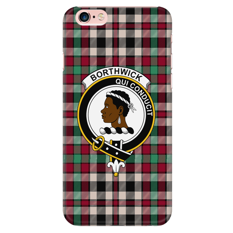 Image of Borthwick Ancient Scottish Clan Tartan Phone Case - shirtskishirt