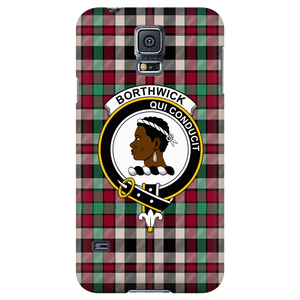 Borthwick Ancient Scottish Clan Tartan Phone Case - shirtskishirt