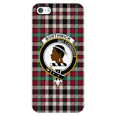 Image of Borthwick Ancient Scottish Clan Tartan Phone Case - shirtskishirt