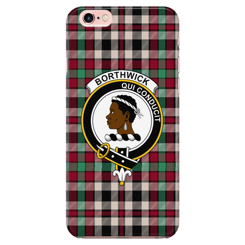 Image of Borthwick Ancient Scottish Clan Tartan Phone Case - shirtskishirt