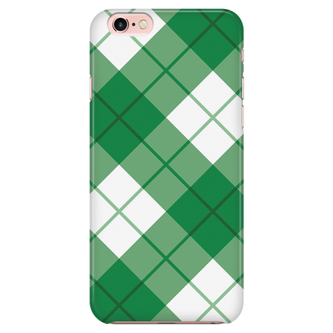 Image of Bias plaid Scottish Plaid Tartan Phone Case - shirtskishirt