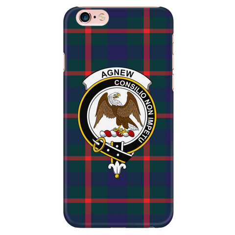 Image of Agnew Modern Scottish Clan Tartan Phone Case - shirtskishirt