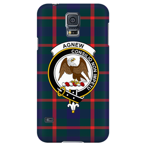 Agnew Modern Scottish Clan Tartan Phone Case - shirtskishirt