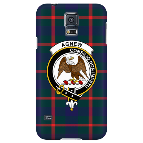 Image of Agnew Modern Scottish Clan Tartan Phone Case - shirtskishirt