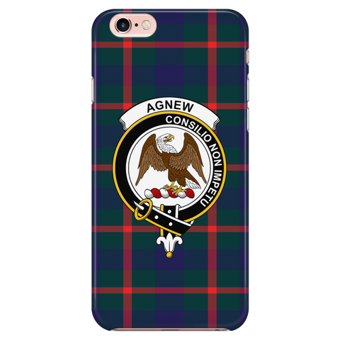 Image of Agnew Modern Scottish Clan Tartan Phone Case - shirtskishirt