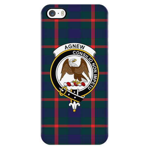 Image of Agnew Modern Scottish Clan Tartan Phone Case - shirtskishirt