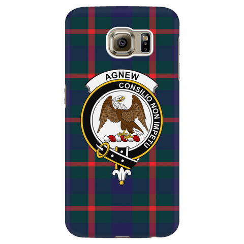 Image of Agnew Modern Scottish Clan Tartan Phone Case - shirtskishirt