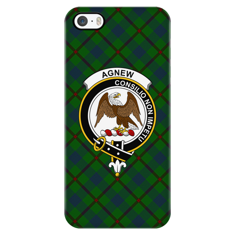 Image of Agnew Hunting Scottish Clan Tartan Phone Case - shirtskishirt