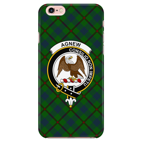 Image of Agnew Hunting Scottish Clan Tartan Phone Case - shirtskishirt