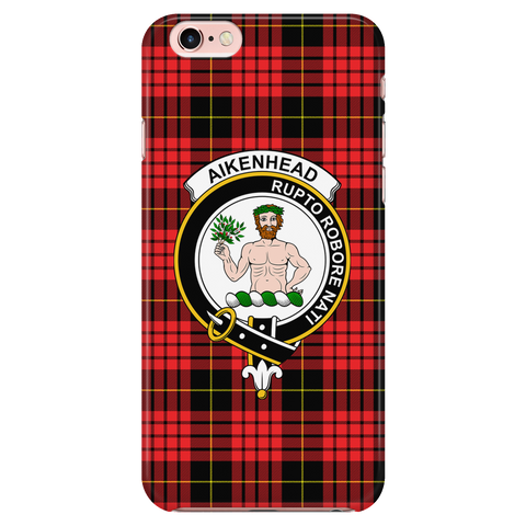 Image of Aikenhead Scottish Clan Tartan Phone Case - shirtskishirt